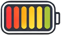 Stock level showed as battery power level