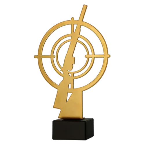 Statuetka metalowa Strzelba ML-SHO2