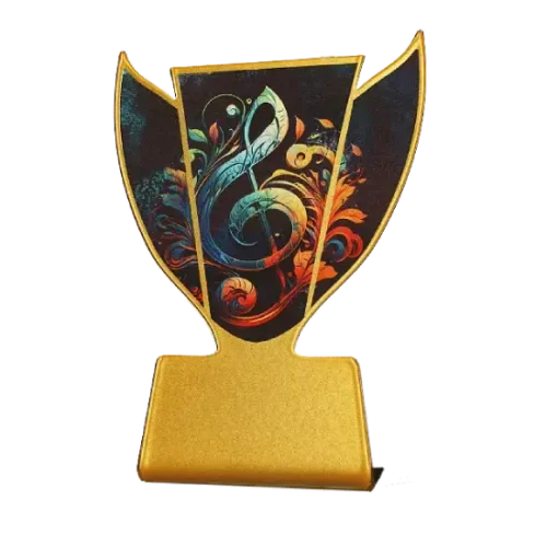 Statuetka metalowa Muzyka SL-MUS