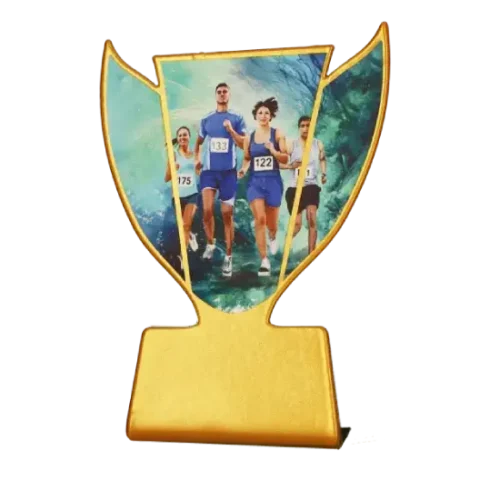 Statuetka metalowa Biegacze SL-RUN