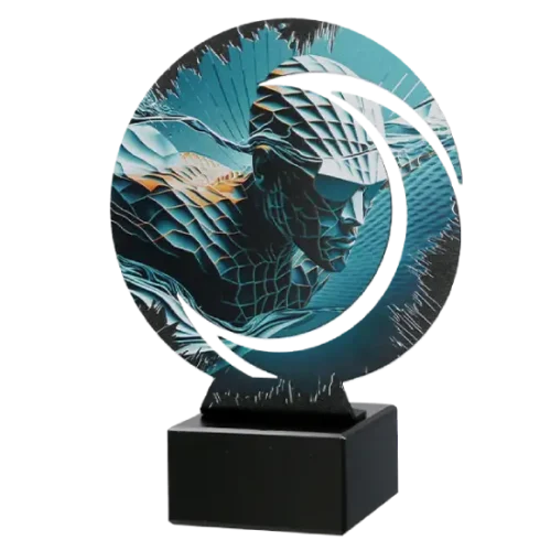 Statuetka metalowa Pływactwo WR-SWI