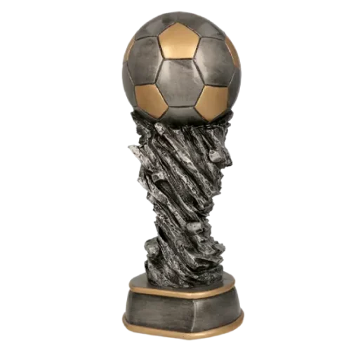 Statuetka odlewana Piłka Futbolowa 6558 Statuetka odlewana Piłka Futbolowa 6558 wykonana z żywicy