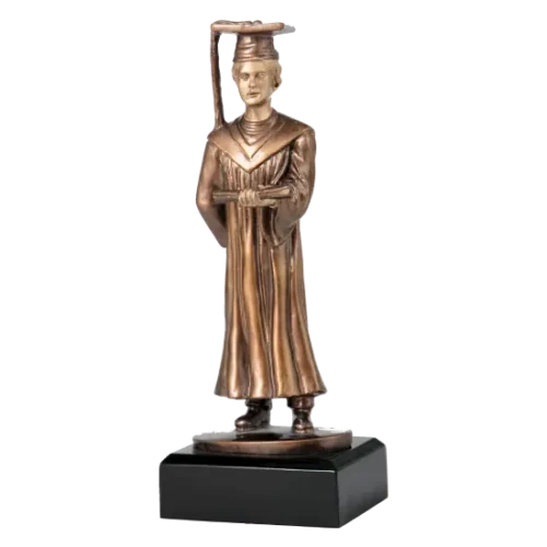 Statuetka odlewana Absolwent RF2271 wykonana z żywicy