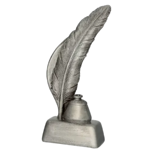 Statuetka odlewana Pióro Z Kałamarzem RFST3017 wykonana z żywicy