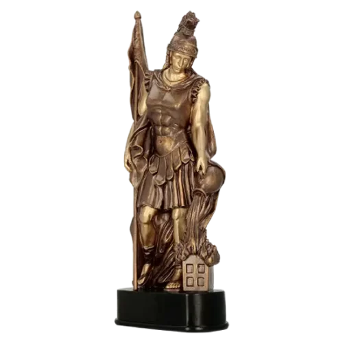 Statuetka odlewana Święty Florian RFST3025 wykonana z żywicy