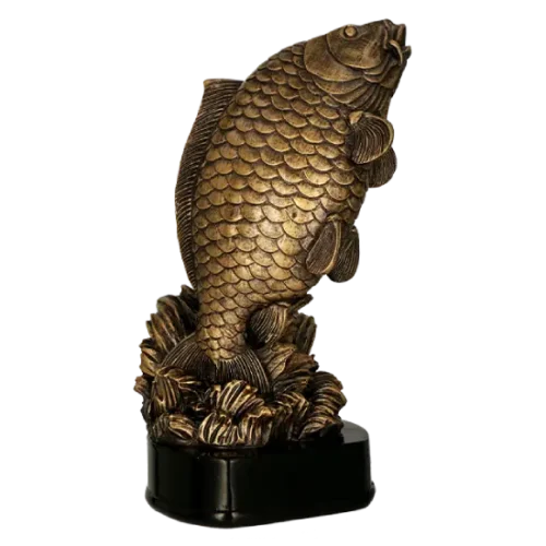 Statuetka odlewana Karp RFST3039 wykonana z żywicy