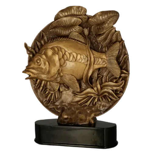 Statuetka odlewana Karp RFST3050 wykonana z żywicy