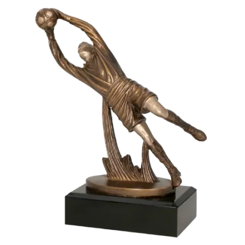 Statuetka odlewana Bramkarz W Akcji RFXR3137 Statuetka odlewana Bramkarz W Akcji RFXR3137 wykonana z żywicy