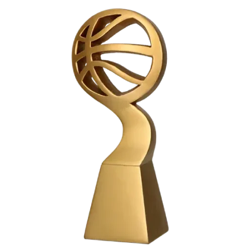 Statuetka odlewana Piłka do Koszykówki RP5011-23 wykonana z żywicy