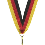 Wstążka V2-BK/R/Y 22 mm w kolorze czarno-czerwono-żółtym