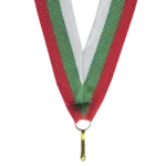 Wstążka V2-W/GN/RD 22 mm w kolorze biało-zielono-czerwonym