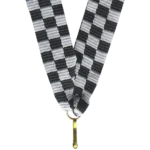 Wstążka V8-BK/W/BK 11 mm w kolorze biały-czarnym