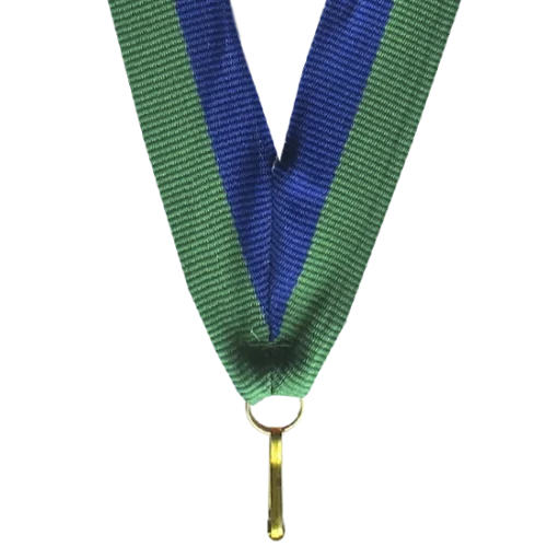 Wstążka V8-BL/GN 11 mm w kolorze niebiesko-zielonym