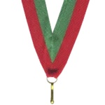Wstążka V8-GN/R 11 mm w kolorze zielono-czerwonym