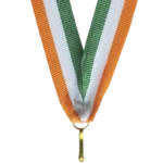 Wstążka V8-GN/W/O 11 mm w kolorze zielony-biały-pomarańczowym