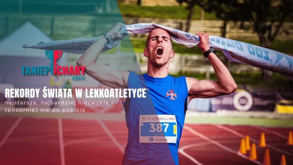 Biegacz na linii mety po ukończonym biegu