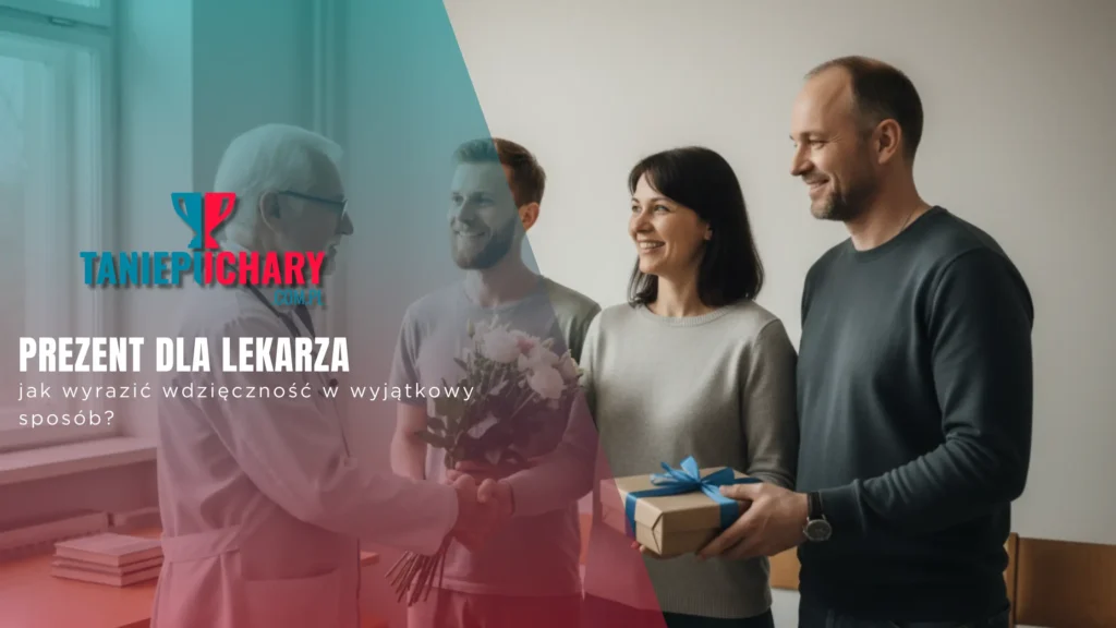 Rodzina dziękująca lekarzowi za opiekę w szpitalu