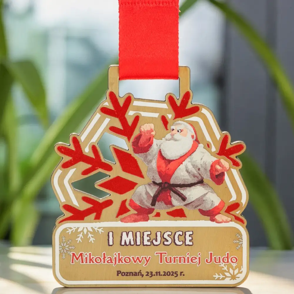 Medal na Mikołajkowy Turniej Judo