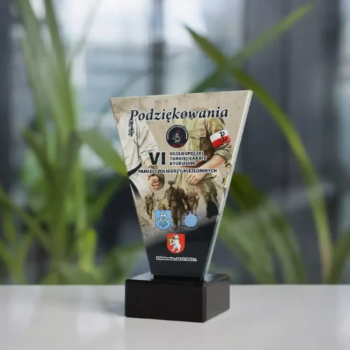 Statuetka VI Ogólnopolski Turniej Karate Kyokushin Podziękowanie