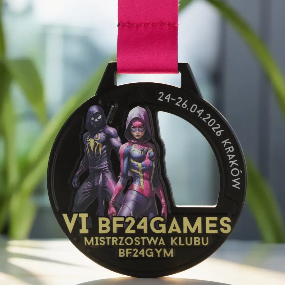 Medal Mistrzostw Klubu BF24GYM w Krakowie – VI BF24GAMES